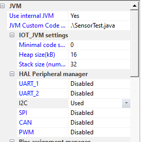 JVM configuration