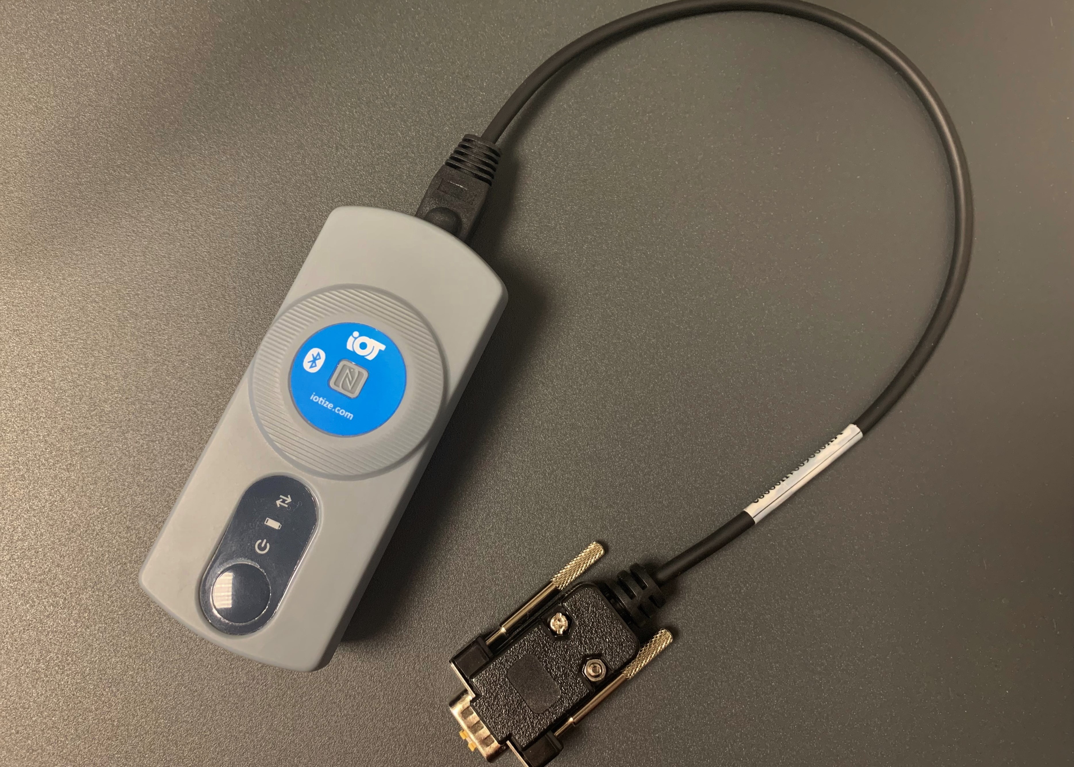TapNPass connected with RS-232 