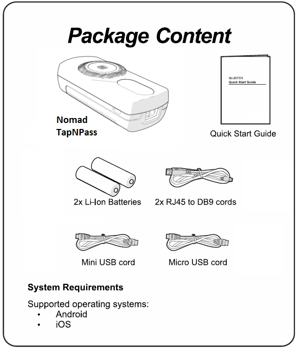 Nomad Package Content